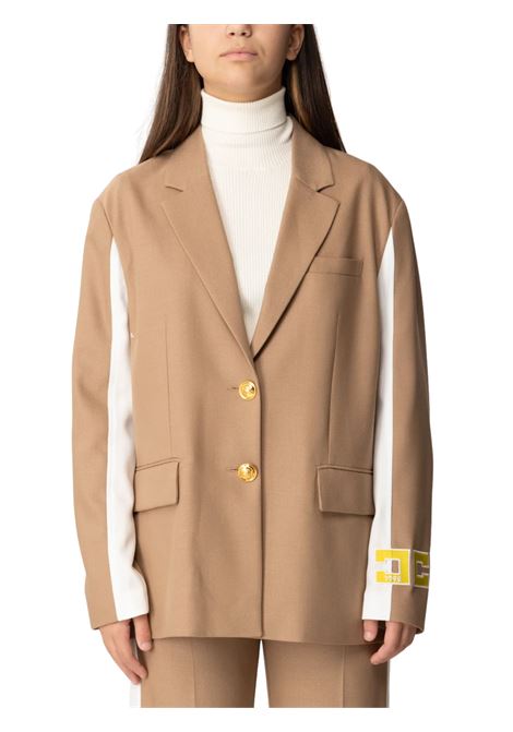 Giacca bambina beige in lana ElISABETTA FRANCHI | EFGC059/SUBEIGE